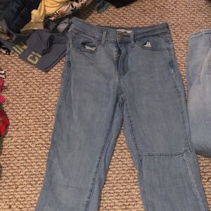 Levi's High Rise Straight Leg Blue Jeans sz 27